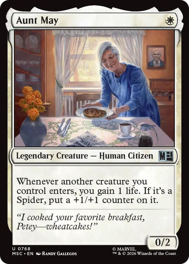 Aunt May [Commander: Marvel Super Heroes] 768