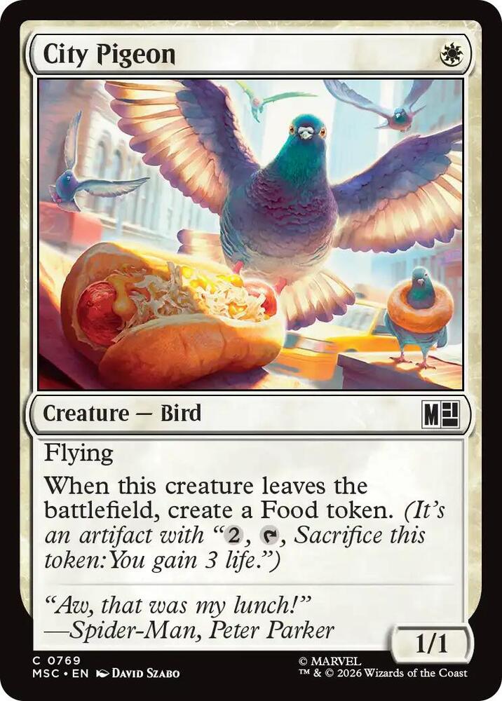 City Pigeon [Commander: Marvel Super Heroes] 769