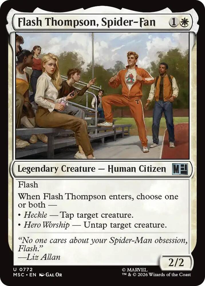 Flash Thompson, Spider-Fan [Commander: Marvel Super Heroes] 772