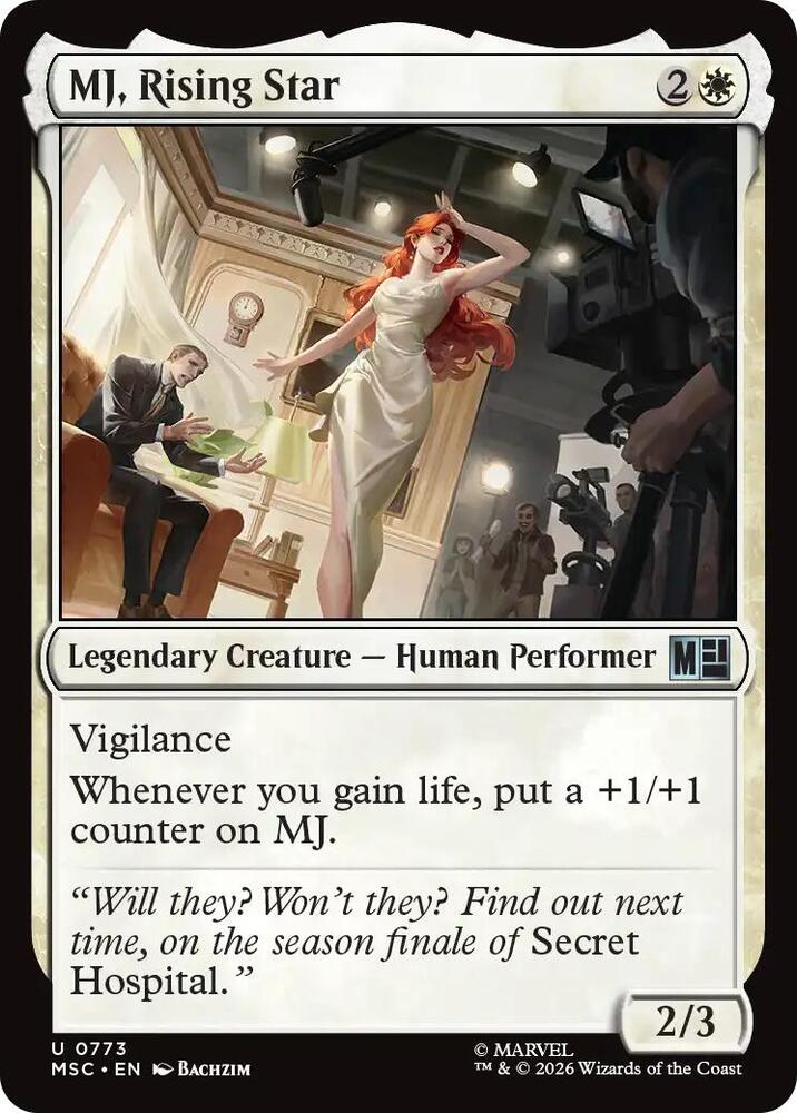MJ, Rising Star [Commander: Marvel Super Heroes] 773