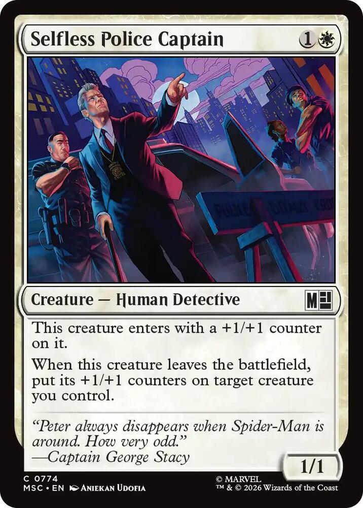 Selfless Police Captain [Commander: Marvel Super Heroes] 774