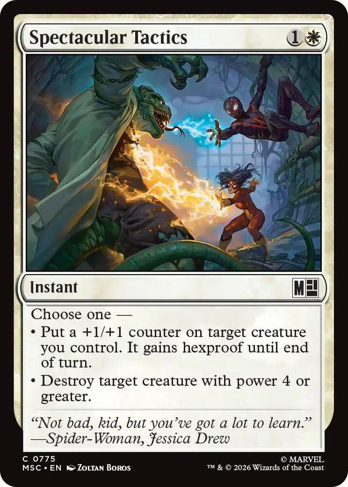 Spectacular Tactics [Commander: Marvel Super Heroes] 775