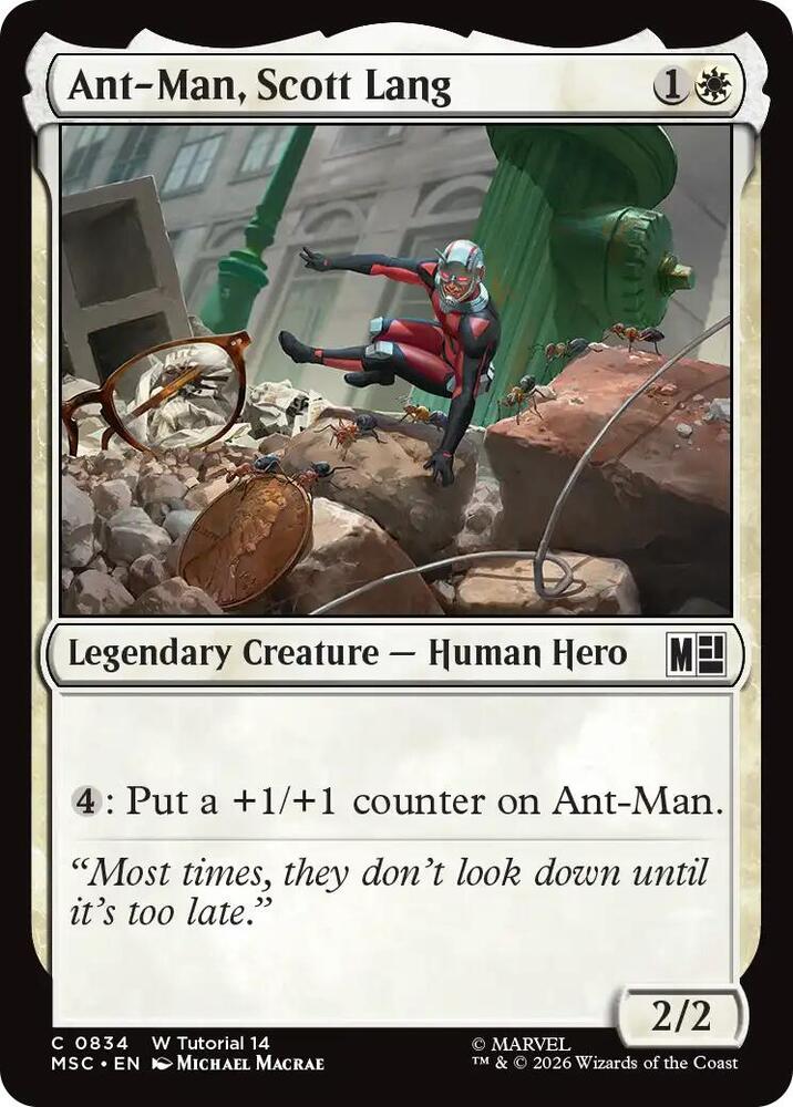 Ant-Man, Scott Lang (0834) [Commander: Marvel Super Heroes] 834