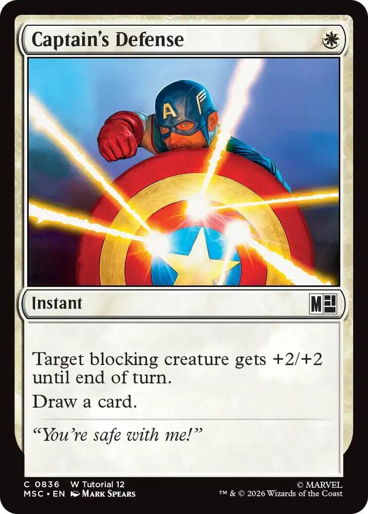 Captain's Defense (0836) [Commander: Marvel Super Heroes] 836