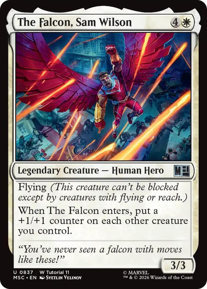 The Falcon, Sam Wilson (0837) [Commander: Marvel Super Heroes] 837