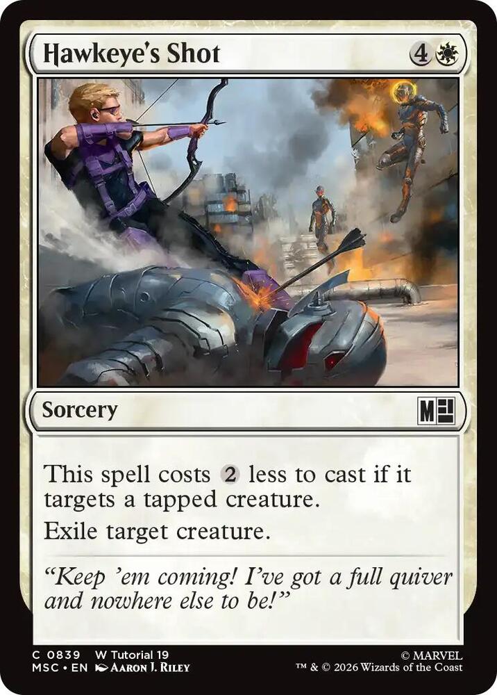 Hawkeye's Shot (0839) [Commander: Marvel Super Heroes] 839