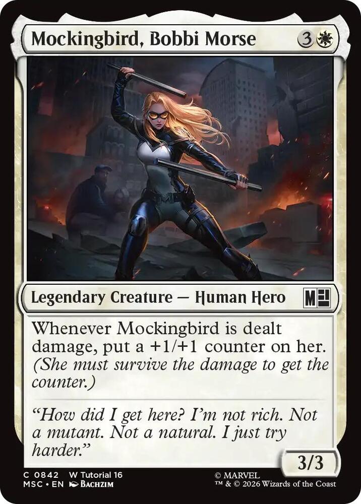 Mockingbird, Bobbi Morse (0842) [Commander: Marvel Super Heroes] 842