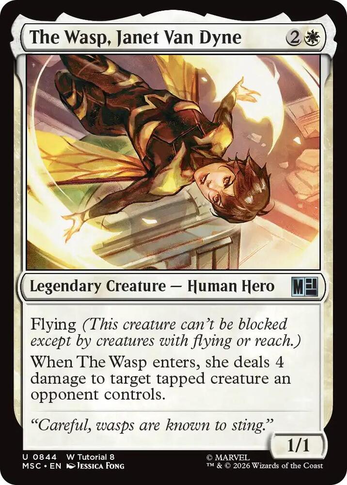 The Wasp, Janet Van Dyne (0844) [Commander: Marvel Super Heroes] 844