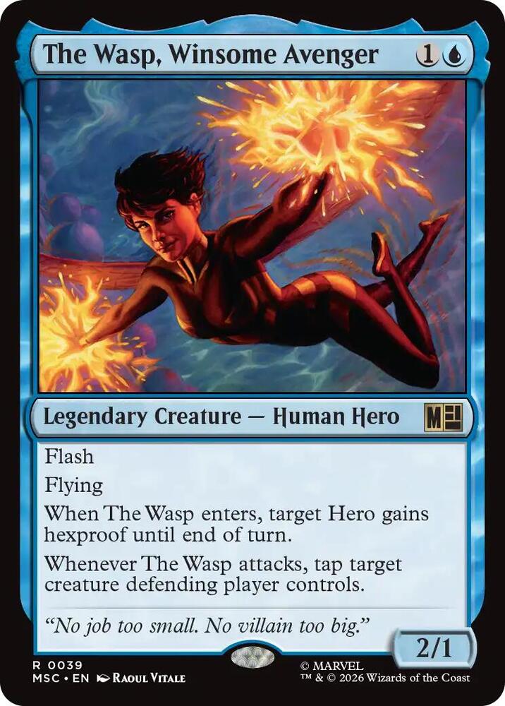 The Wasp, Winsome Avenger [Commander: Marvel Super Heroes] 39