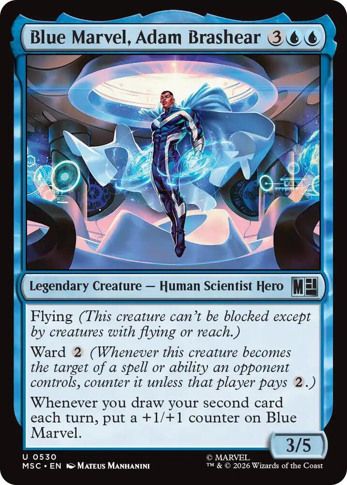 Blue Marvel, Adam Brashear [Commander: Marvel Super Heroes] 530