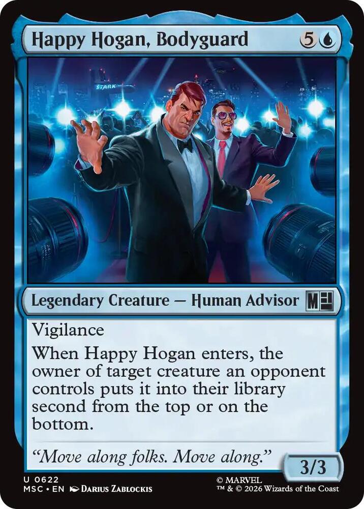 Happy Hogan, Bodyguard [Commander: Marvel Super Heroes] 622