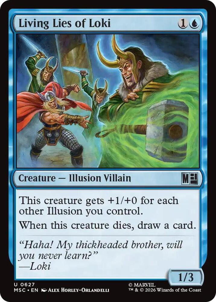 Living Lies of Loki [Commander: Marvel Super Heroes] 627
