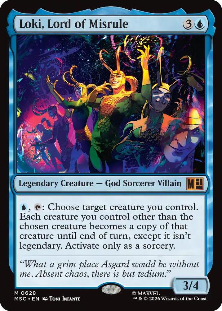 Loki, Lord of Misrule [Commander: Marvel Super Heroes] 628