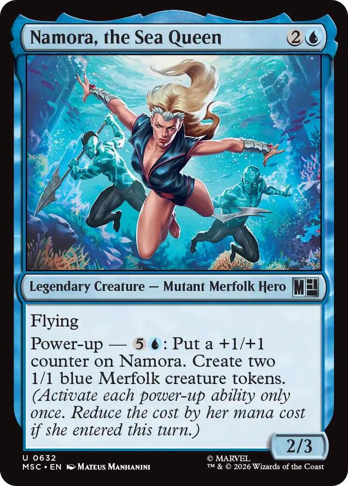 Namora, the Sea Queen [Commander: Marvel Super Heroes] 632