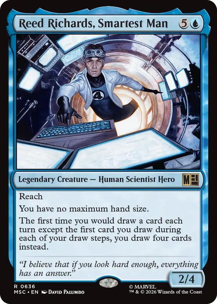 Reed Richards, Smartest Man [Commander: Marvel Super Heroes] 636
