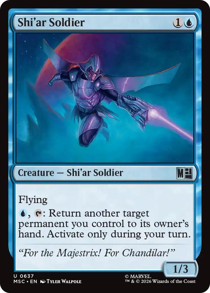 Shi'ar Soldier [Commander: Marvel Super Heroes] 637