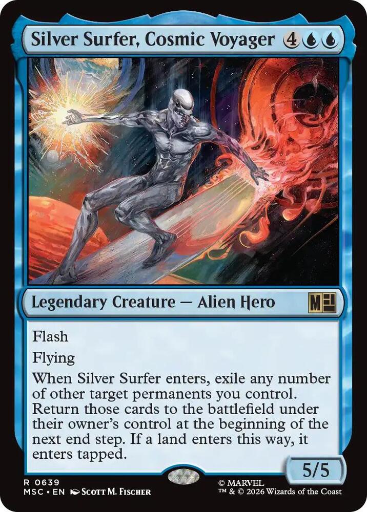 Silver Surfer, Cosmic Voyager [Commander: Marvel Super Heroes] 639