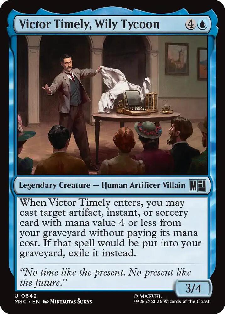 Victor Timely, Wily Tycoon [Commander: Marvel Super Heroes] 642