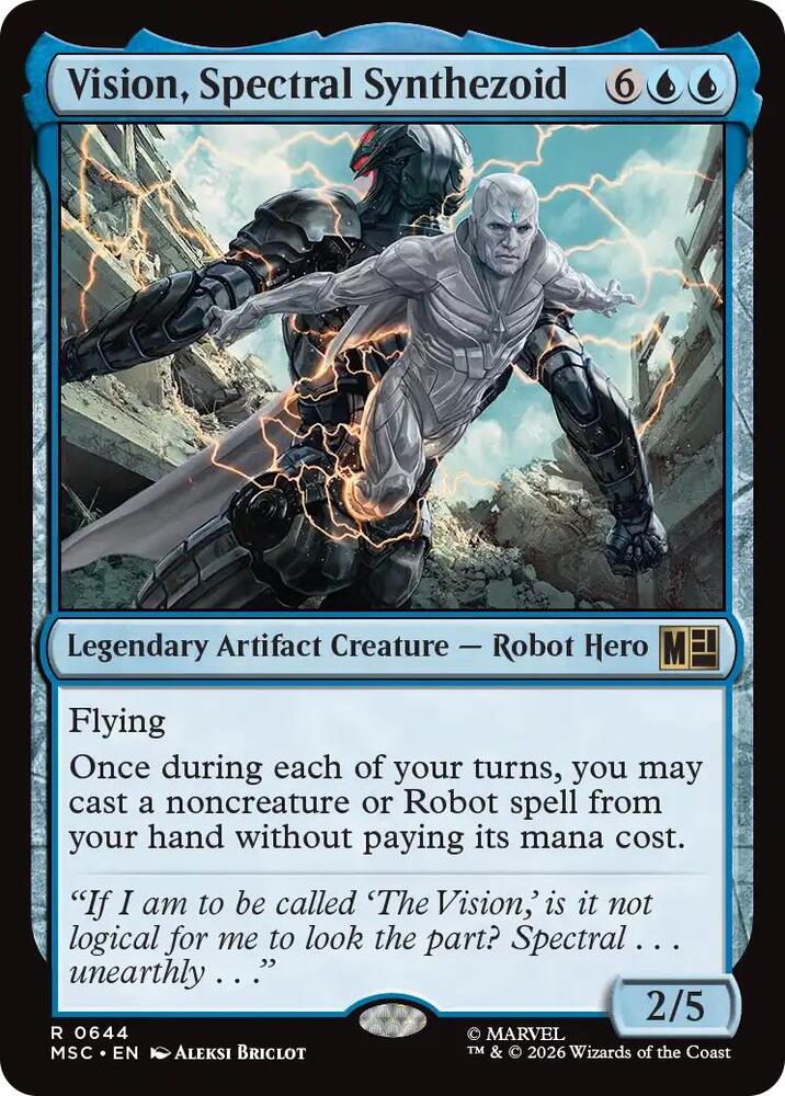 Vision, Spectral Synthezoid [Commander: Marvel Super Heroes] 644