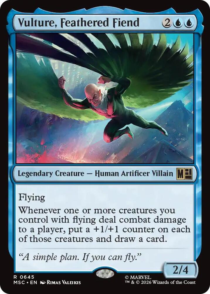 Vulture, Feathered Fiend [Commander: Marvel Super Heroes] 645