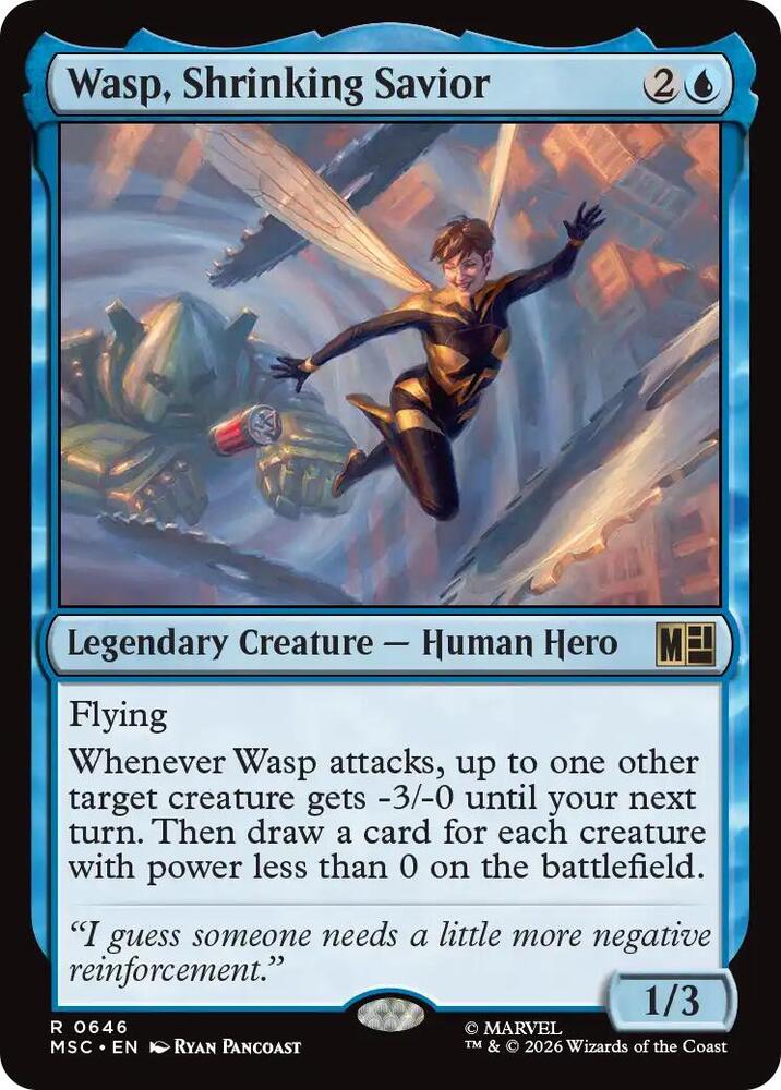 Wasp, Shrinking Savior [Commander: Marvel Super Heroes] 646