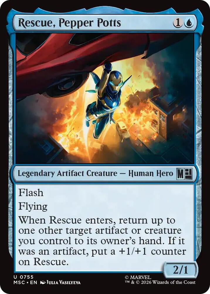 Rescue, Pepper Potts [Commander: Marvel Super Heroes] 755