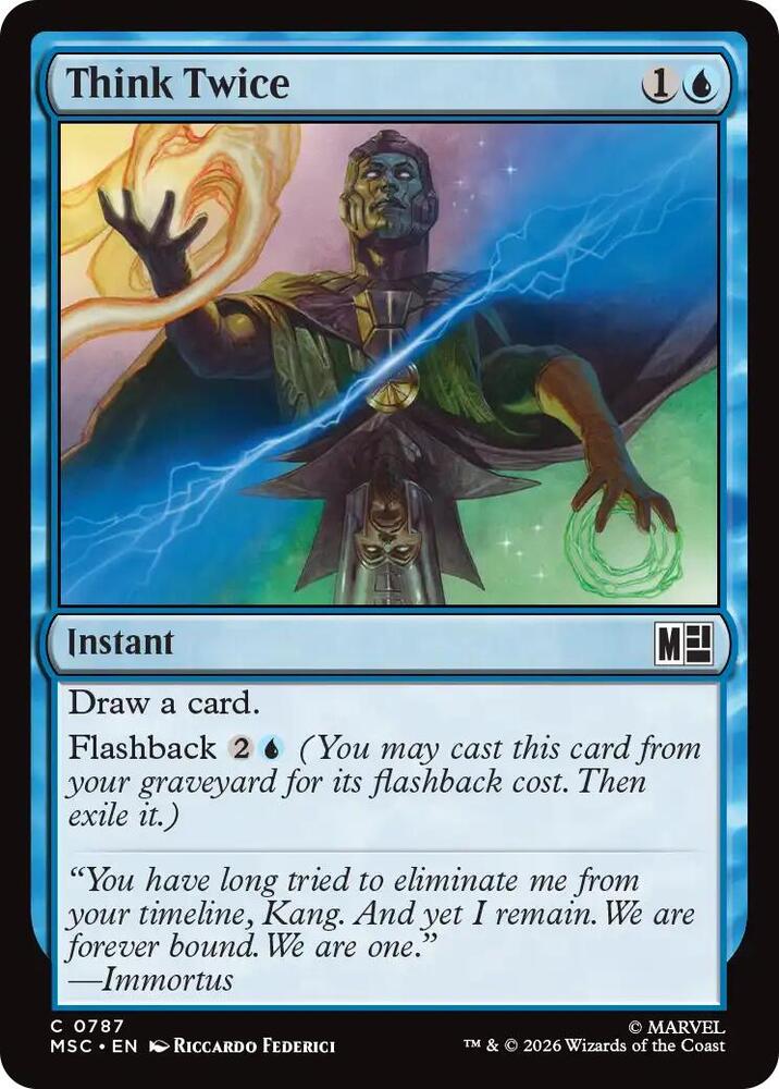 Think Twice [Commander: Marvel Super Heroes] 787