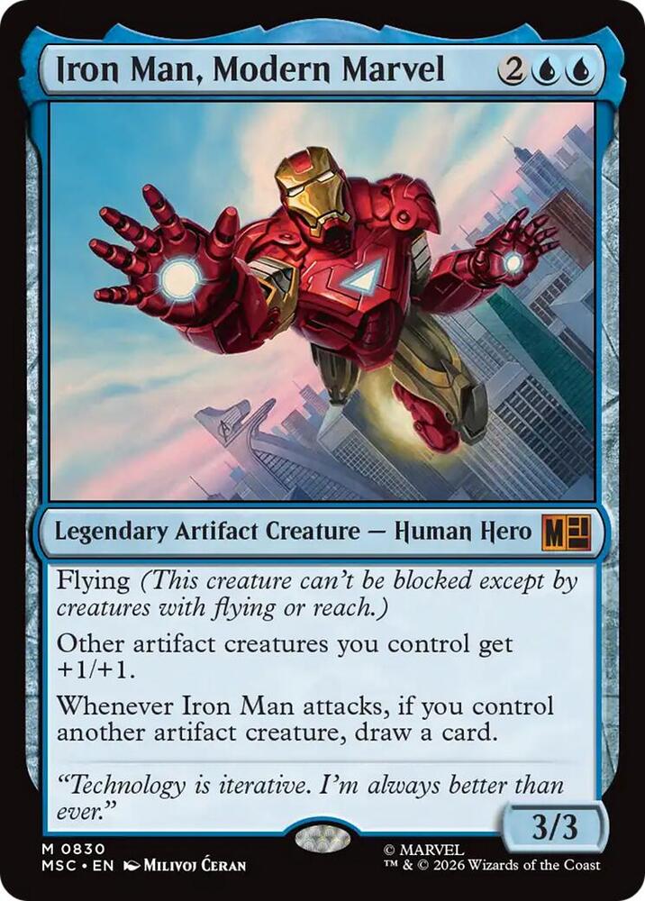 Iron Man, Modern Marvel [Commander: Marvel Super Heroes] 830
