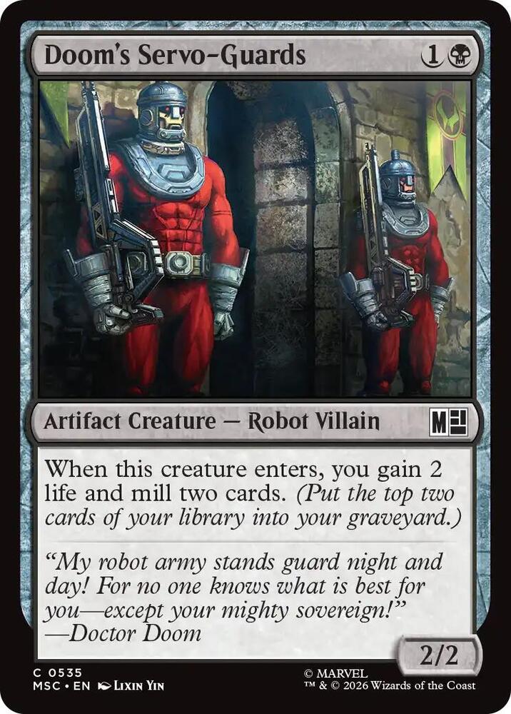 Doom's Servo-Guards [Commander: Marvel Super Heroes] 535