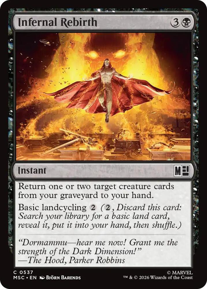 Infernal Rebirth [Commander: Marvel Super Heroes] 537