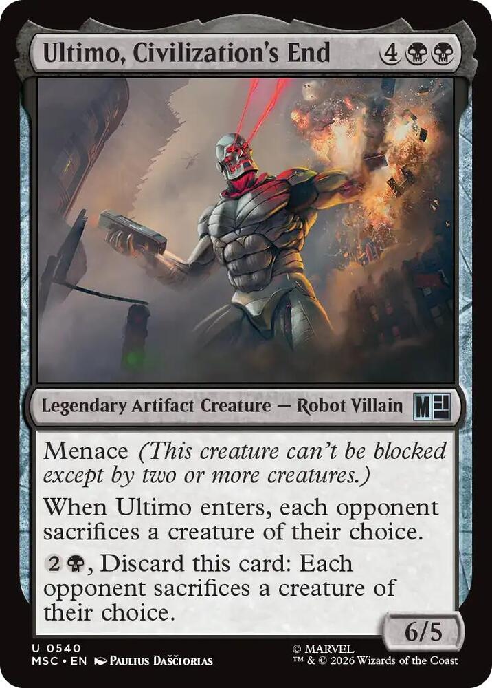 Ultimo, Civilization's End [Commander: Marvel Super Heroes] 540