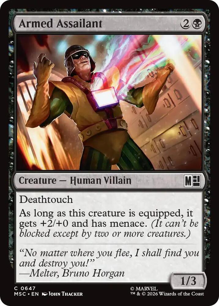 Armed Assailant [Commander: Marvel Super Heroes] 647