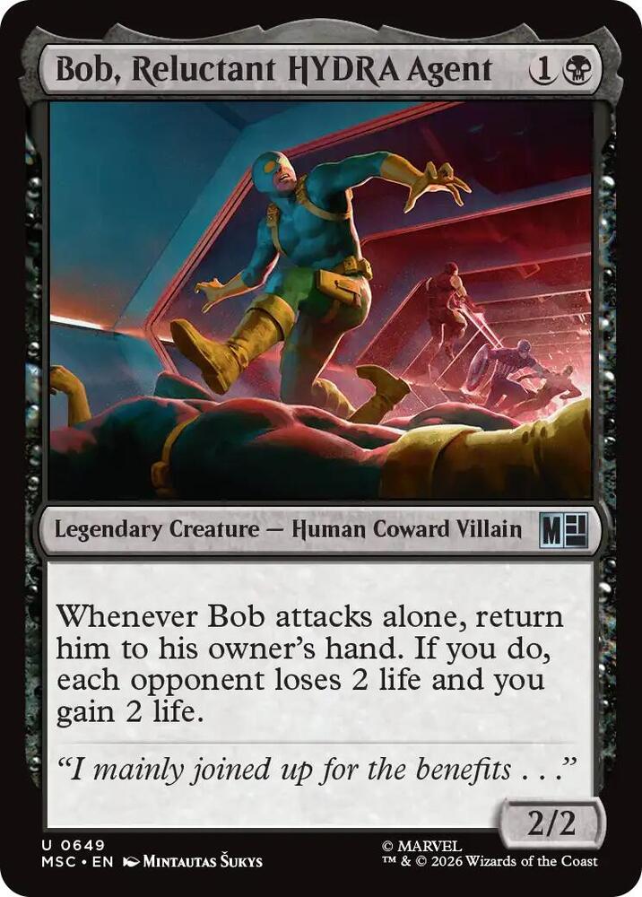 Bob, Reluctant HYDRA Agent [Commander: Marvel Super Heroes] 649