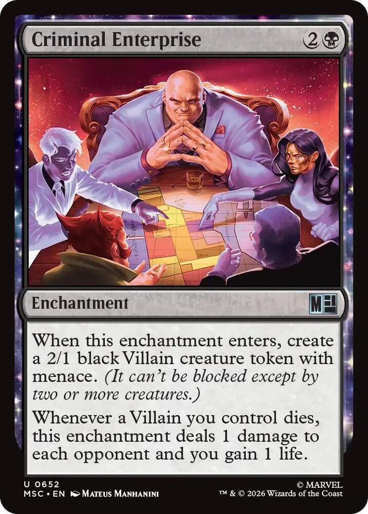 Criminal Enterprise [Commander: Marvel Super Heroes] 652