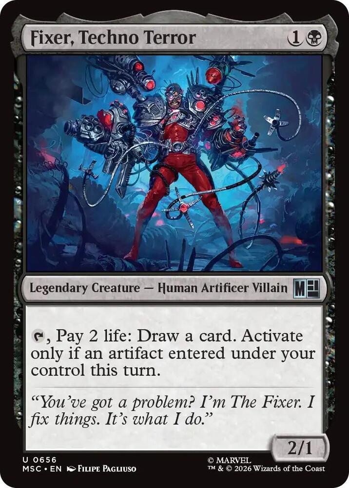 Fixer, Techno Terror [Commander: Marvel Super Heroes] 656