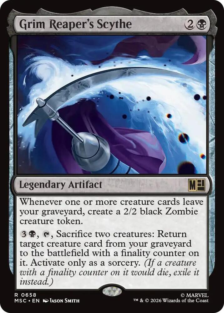 Grim Reaper's Scythe [Commander: Marvel Super Heroes] 658