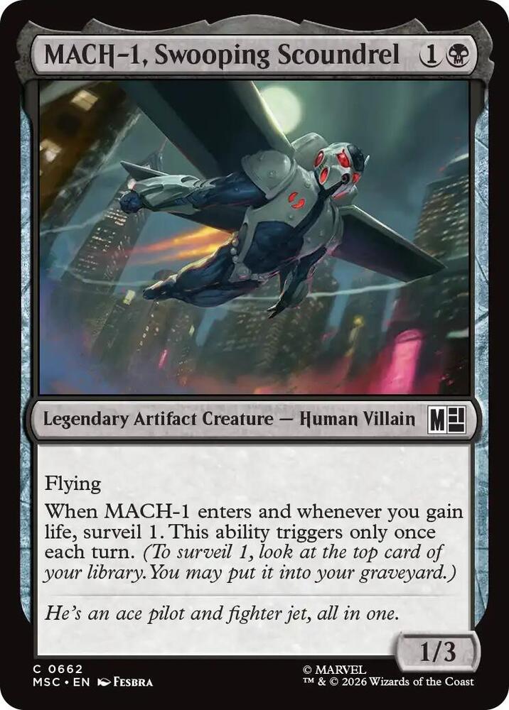 MACH-1, Swooping Scoundrel [Commander: Marvel Super Heroes] 662