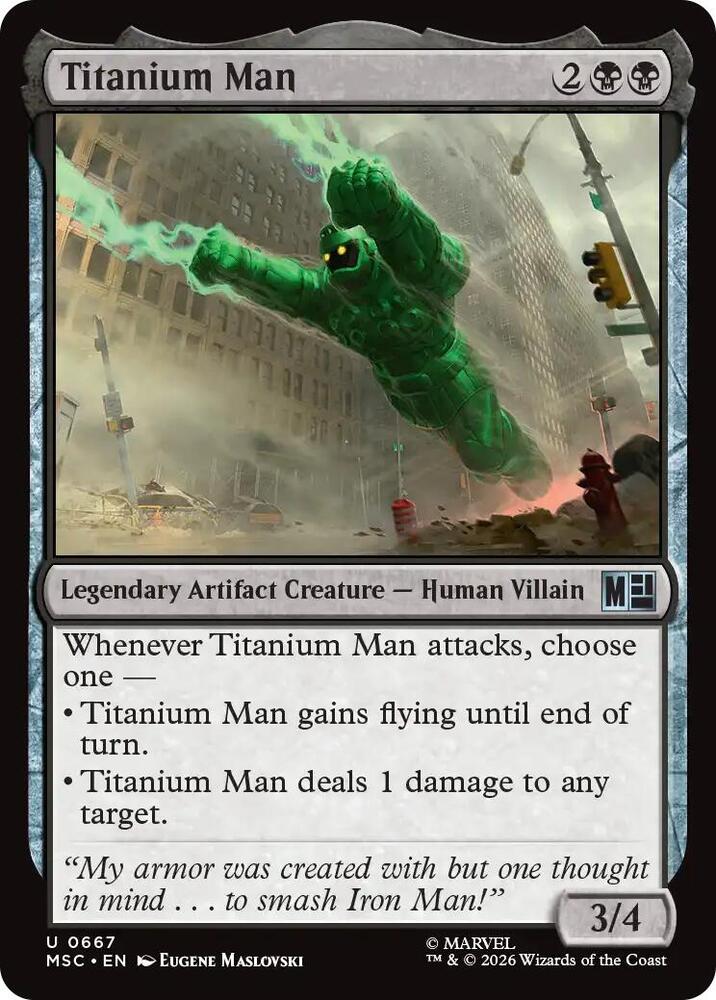 Titanium Man [Commander: Marvel Super Heroes] 667