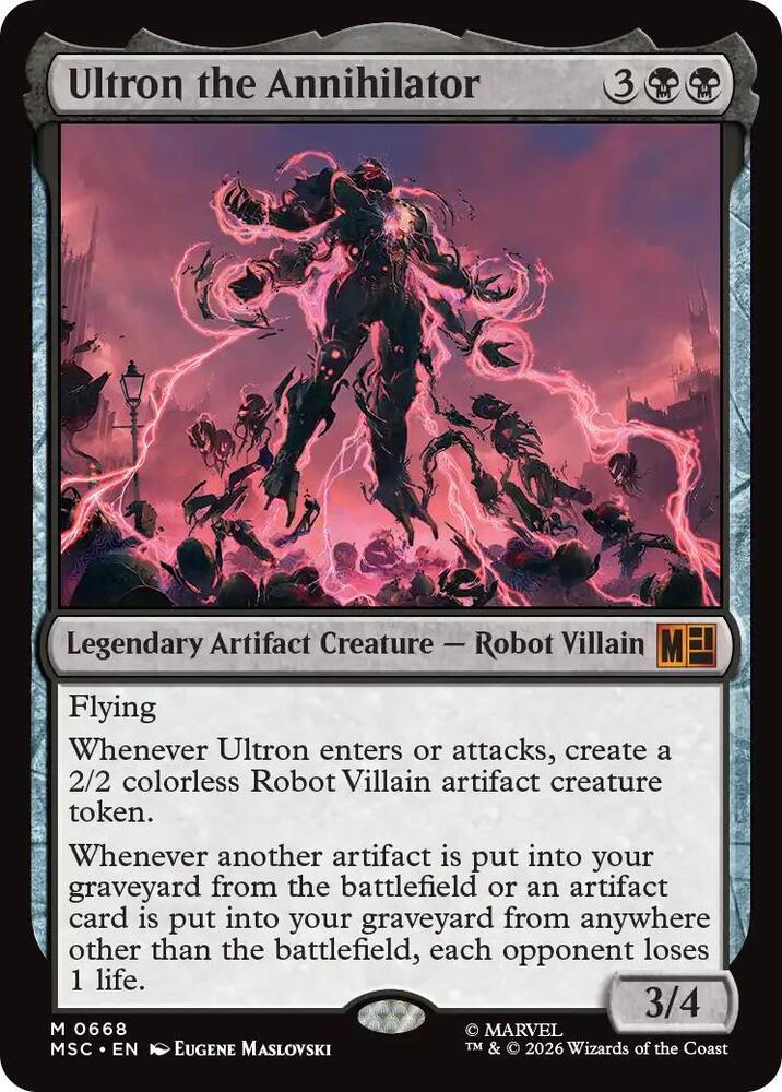 Ultron the Annihilator [Commander: Marvel Super Heroes] 668