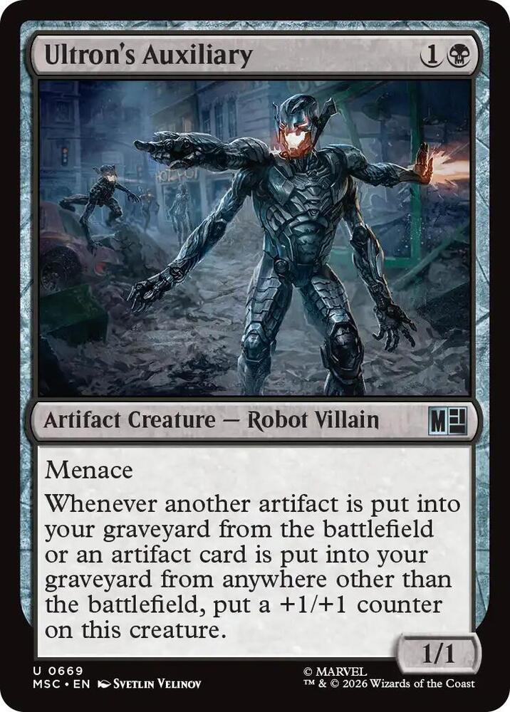 Ultron's Auxiliary [Commander: Marvel Super Heroes] 669