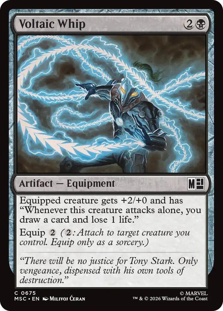 Voltaic Whip [Commander: Marvel Super Heroes] 675