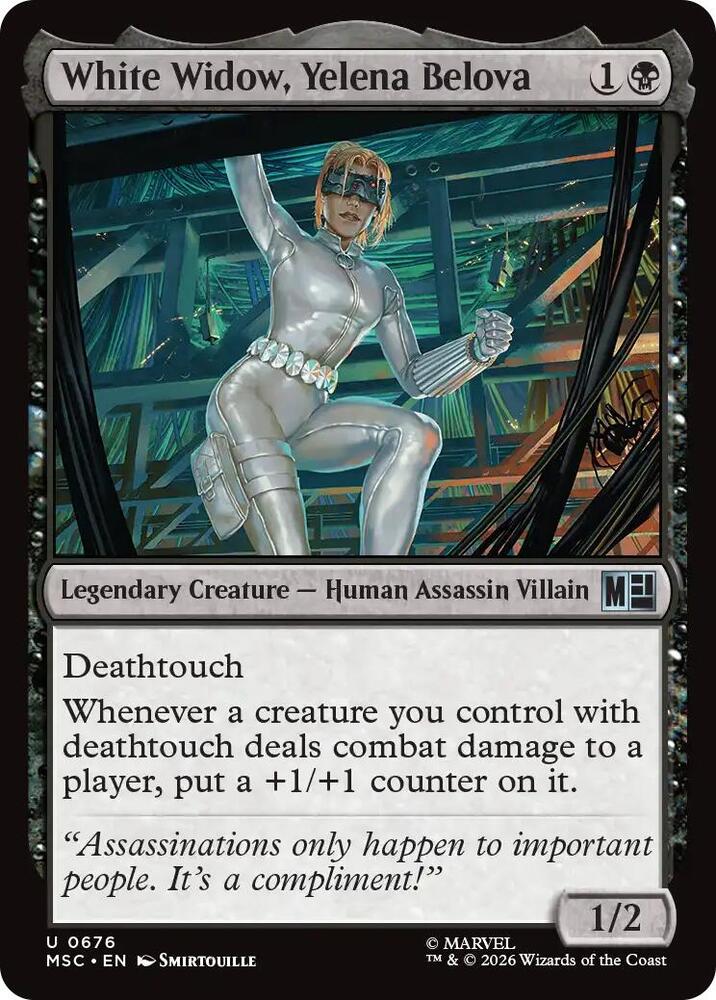 White Widow, Yelena Belova [Commander: Marvel Super Heroes] 676