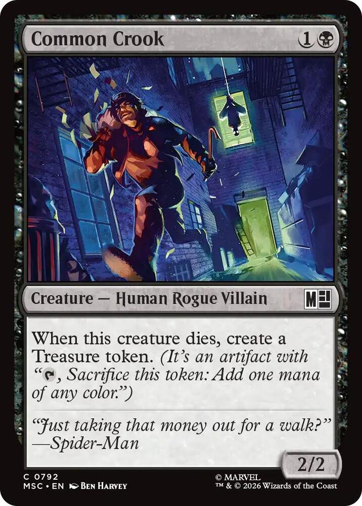 Common Crook [Commander: Marvel Super Heroes] 792