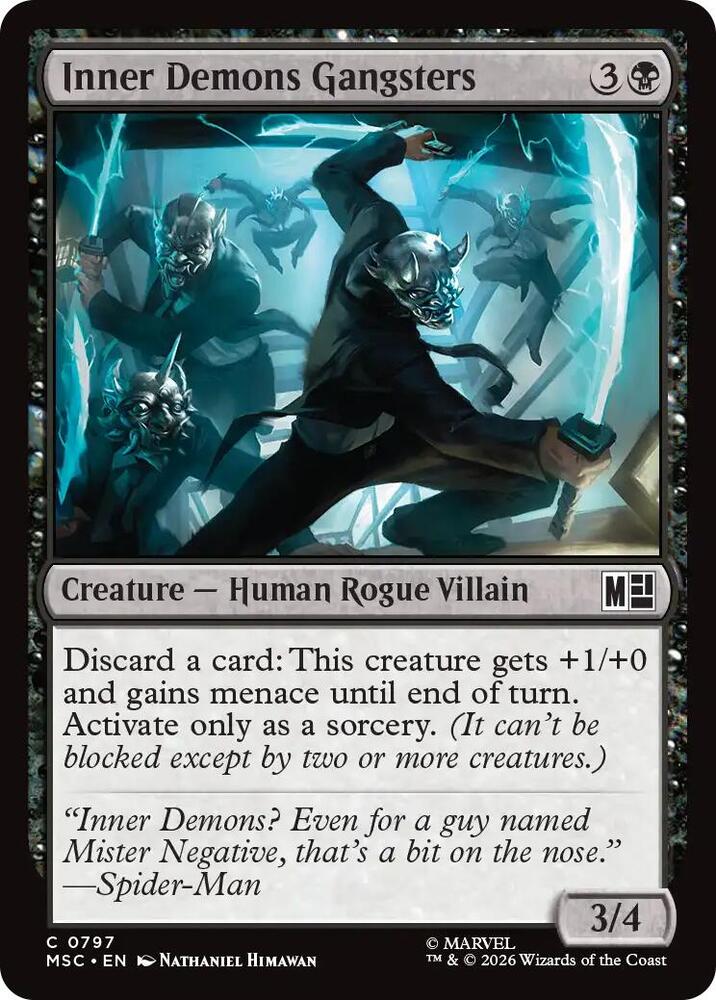 Inner Demons Gangsters [Commander: Marvel Super Heroes] 797