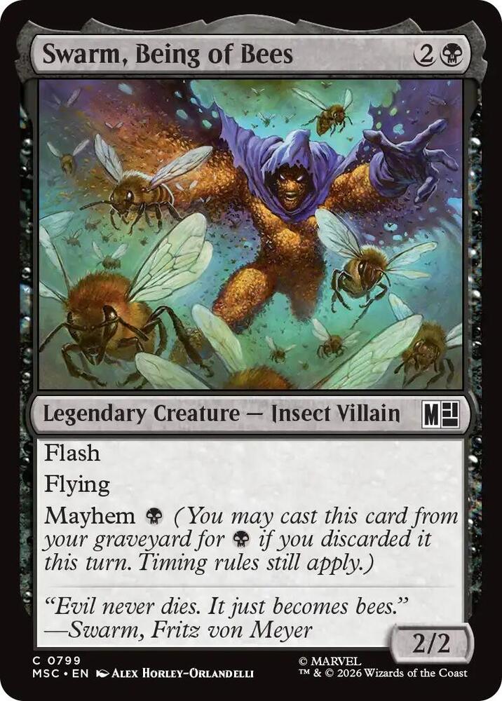 Swarm, Being of Bees [Commander: Marvel Super Heroes] 799