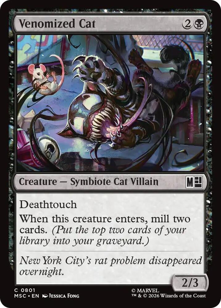 Venomized Cat [Commander: Marvel Super Heroes] 801