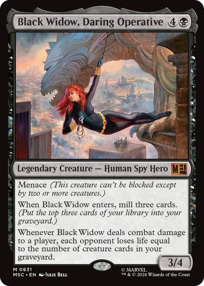 Black Widow, Daring Operative [Commander: Marvel Super Heroes] 831