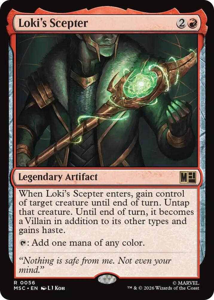 Loki's Scepter [Commander: Marvel Super Heroes] 56