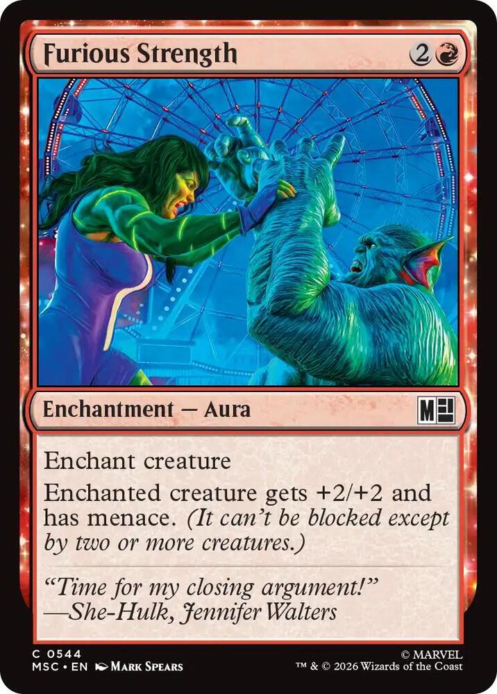 Furious Strength [Commander: Marvel Super Heroes] 544