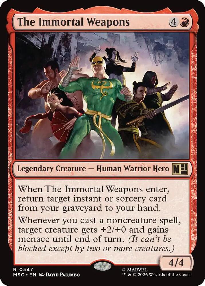 The Immortal Weapons [Commander: Marvel Super Heroes] 547